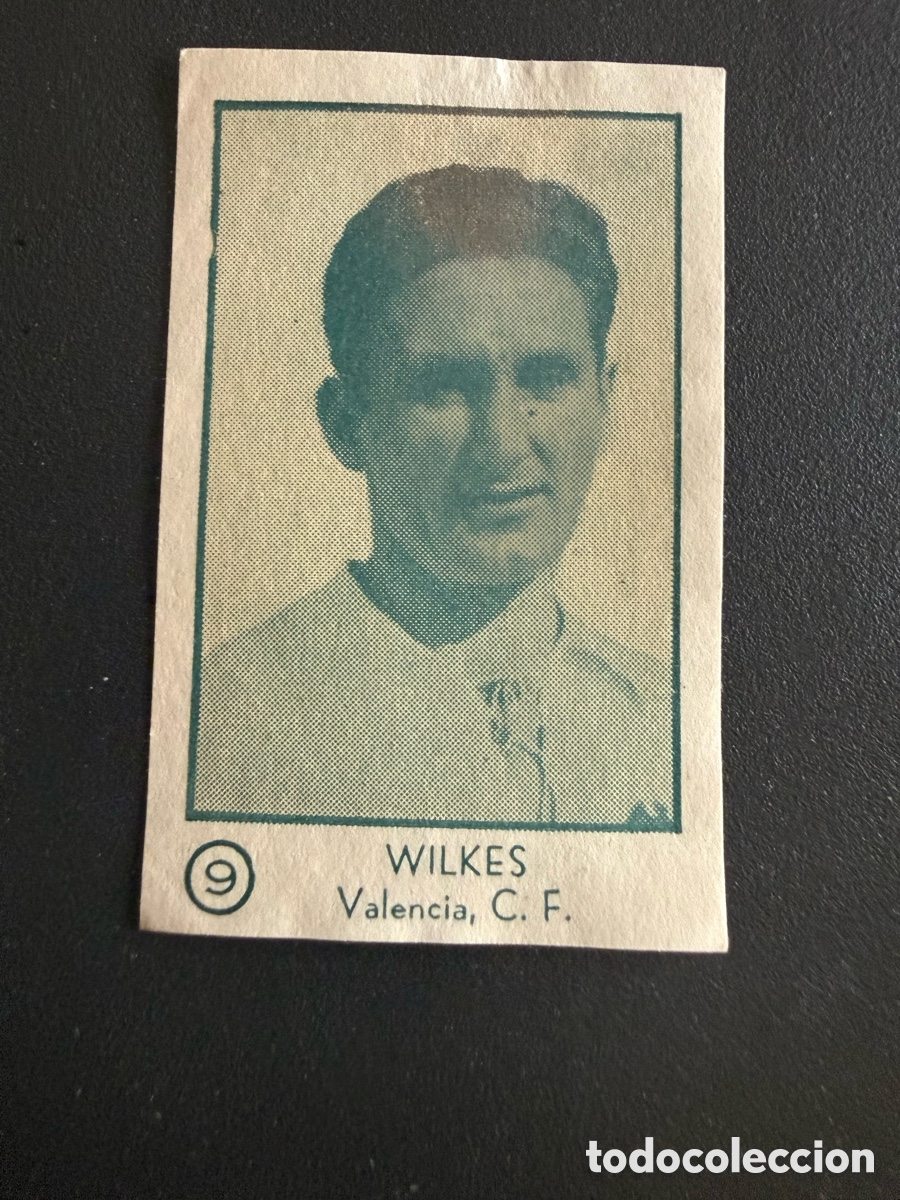 Cromos de f&uacute;tbol: ARGA. 54-55. WILKES ( Valencia )