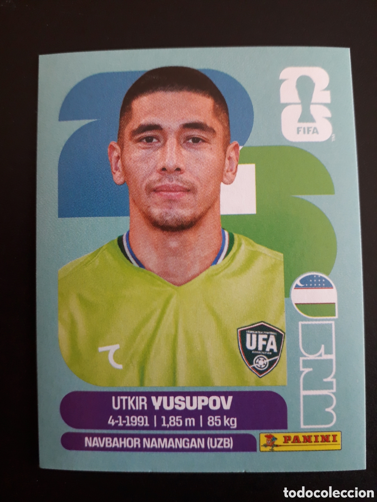 Cromos de f&uacute;tbol: YUSUPOV UZBEKISTAN UZB 2 MUNDIAL F&Uacute;TBOL 2026 FIFA WORLD CUP PANINI SIN PEGAR PEDIDO M&Iacute;NIMO 3&euro;