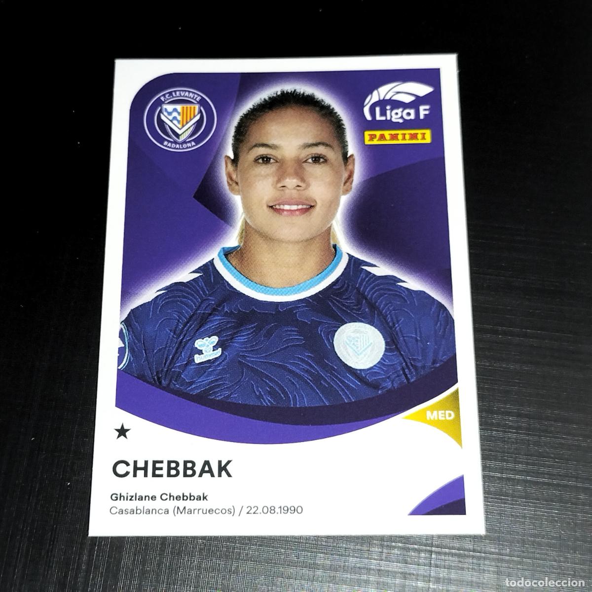 Cromos de f&uacute;tbol: 194 CHEBBAK FC LEVANTE BADALONA CROMOS LIGA F FEMENINA PANINI 2024 2025 24 25