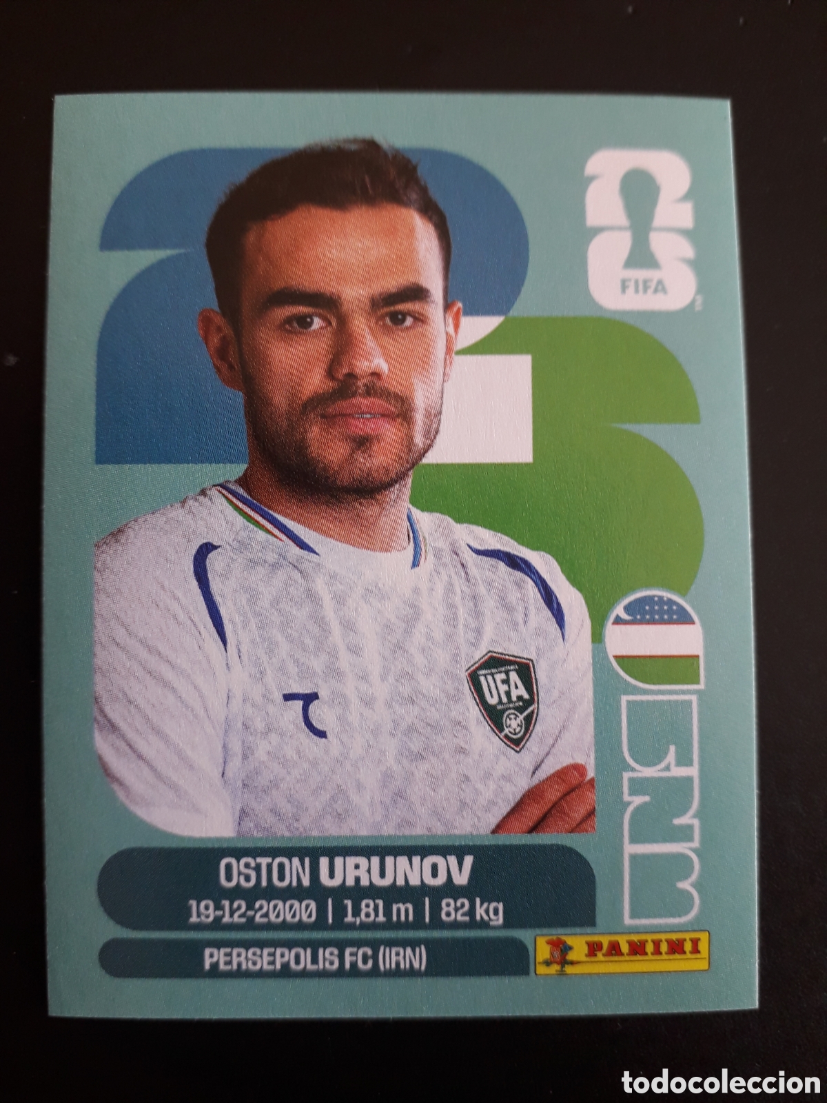 Cromos de f&uacute;tbol: URUNOV UZBEKISTAN UZB 17 MUNDIAL F&Uacute;TBOL 2026 FIFA WORLD CUP PANINI SIN PEGAR PEDIDO M&Iacute;NIMO 3&euro;