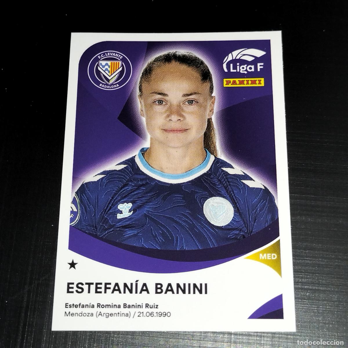 Cromos de f&uacute;tbol: 196 ESTEFANIA BANINI FC LEVANTE BADALONA CROMOS LIGA F FEMENINA PANINI 2024 2025 24 25
