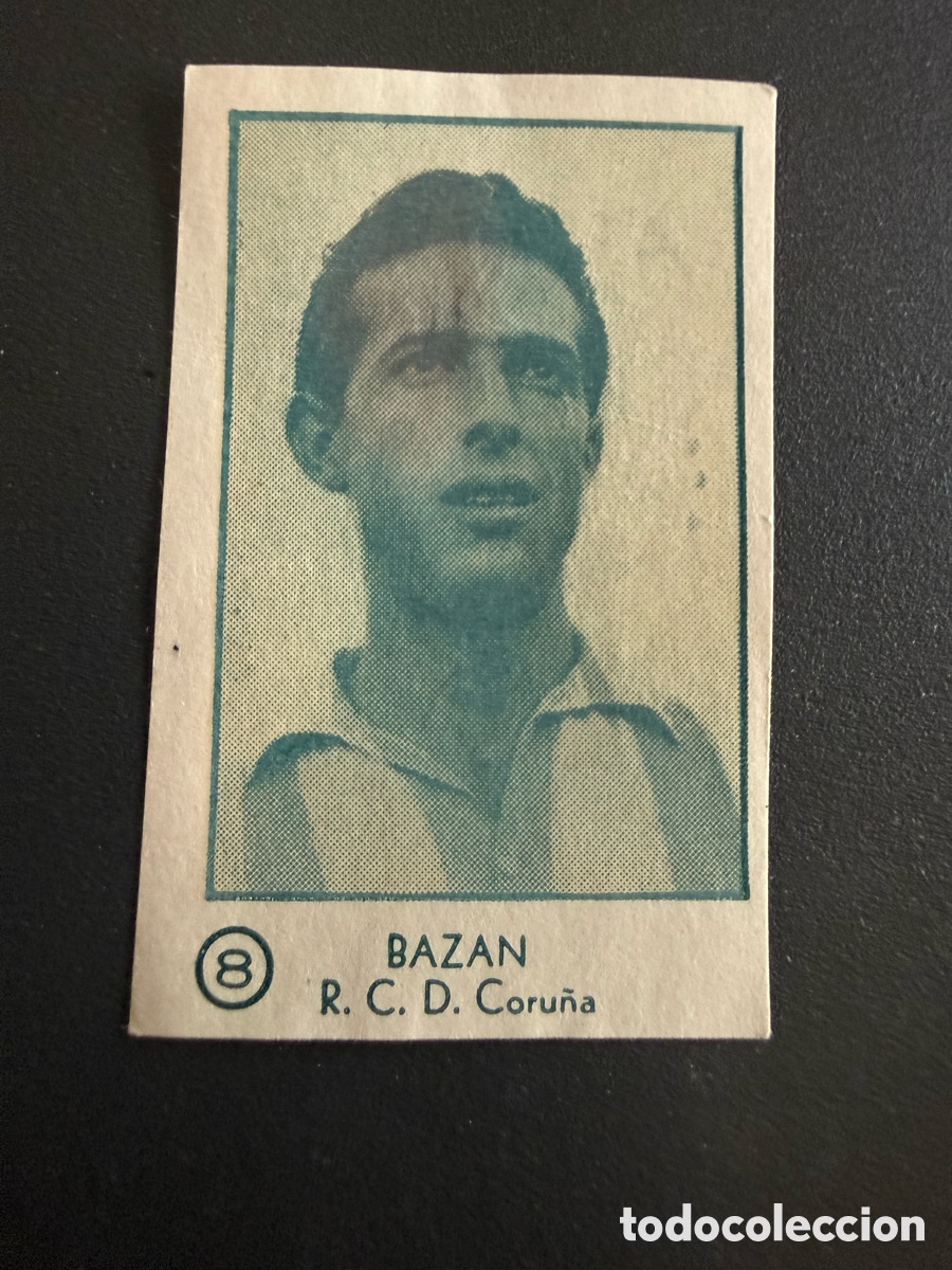 Cromos de f&uacute;tbol: ARGA 54-55. BAZ&Aacute;N ( Deportivo).