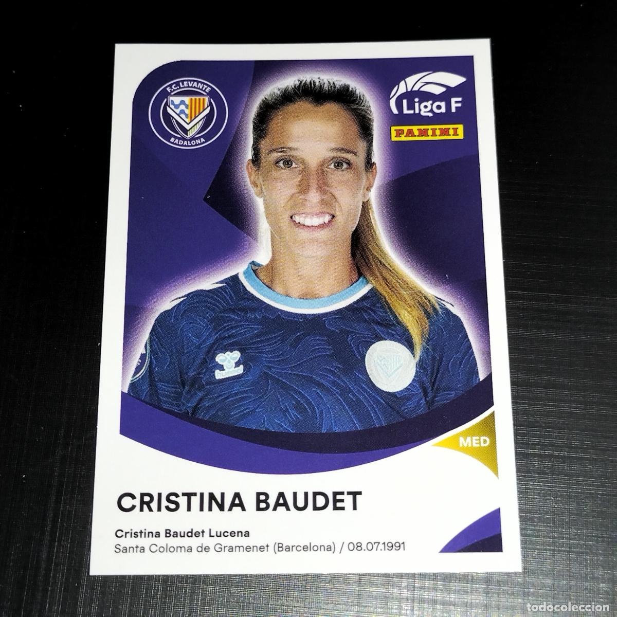 Cromos de f&uacute;tbol: 197 B CRISTINA BAUDET FC LEVANTE BADALONA CROMOS LIGA F FEMENINA PANINI 2024 2025 24 25