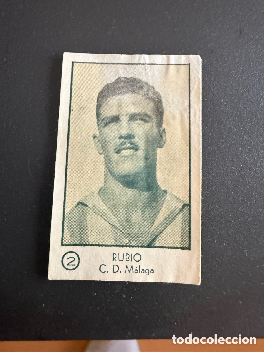 Cromos de f&uacute;tbol: ARGA 54-55. RUBIO ( M&aacute;laga )