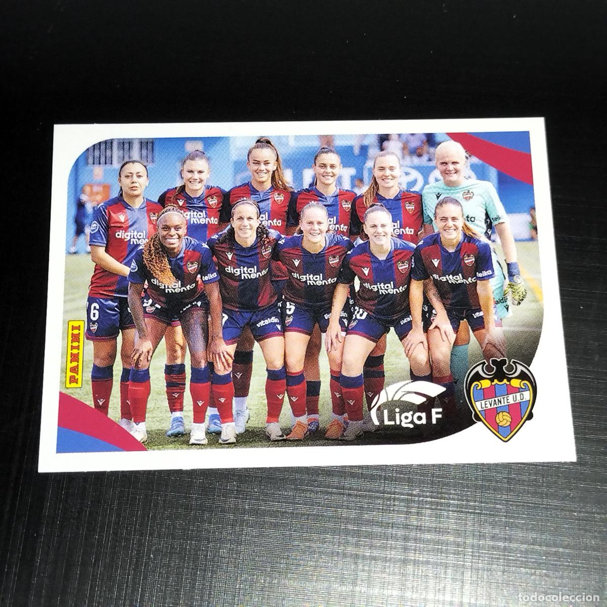 Cromos de f&uacute;tbol: 203 ALINEACION EQUIPO LEVANTE UD CROMOS LIGA F FEMENINA PANINI 2024 2025 24 25