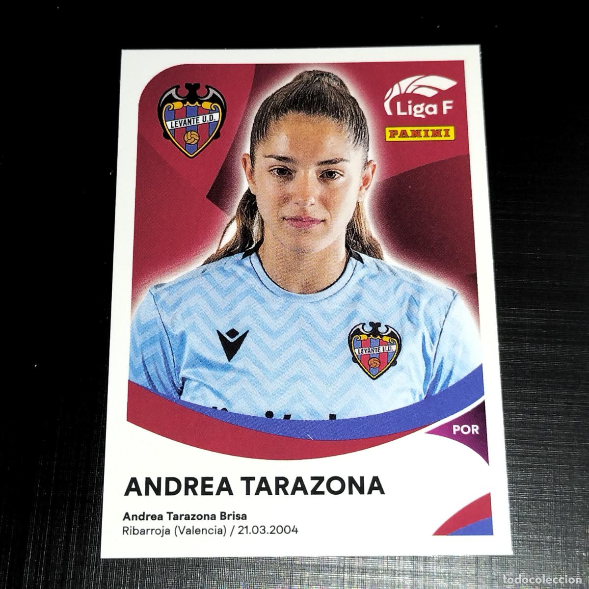 Cromos de f&uacute;tbol: 205 ANDREA TARAZONA LEVANTE UD CROMOS LIGA F FEMENINA PANINI 2024 2025 24 25
