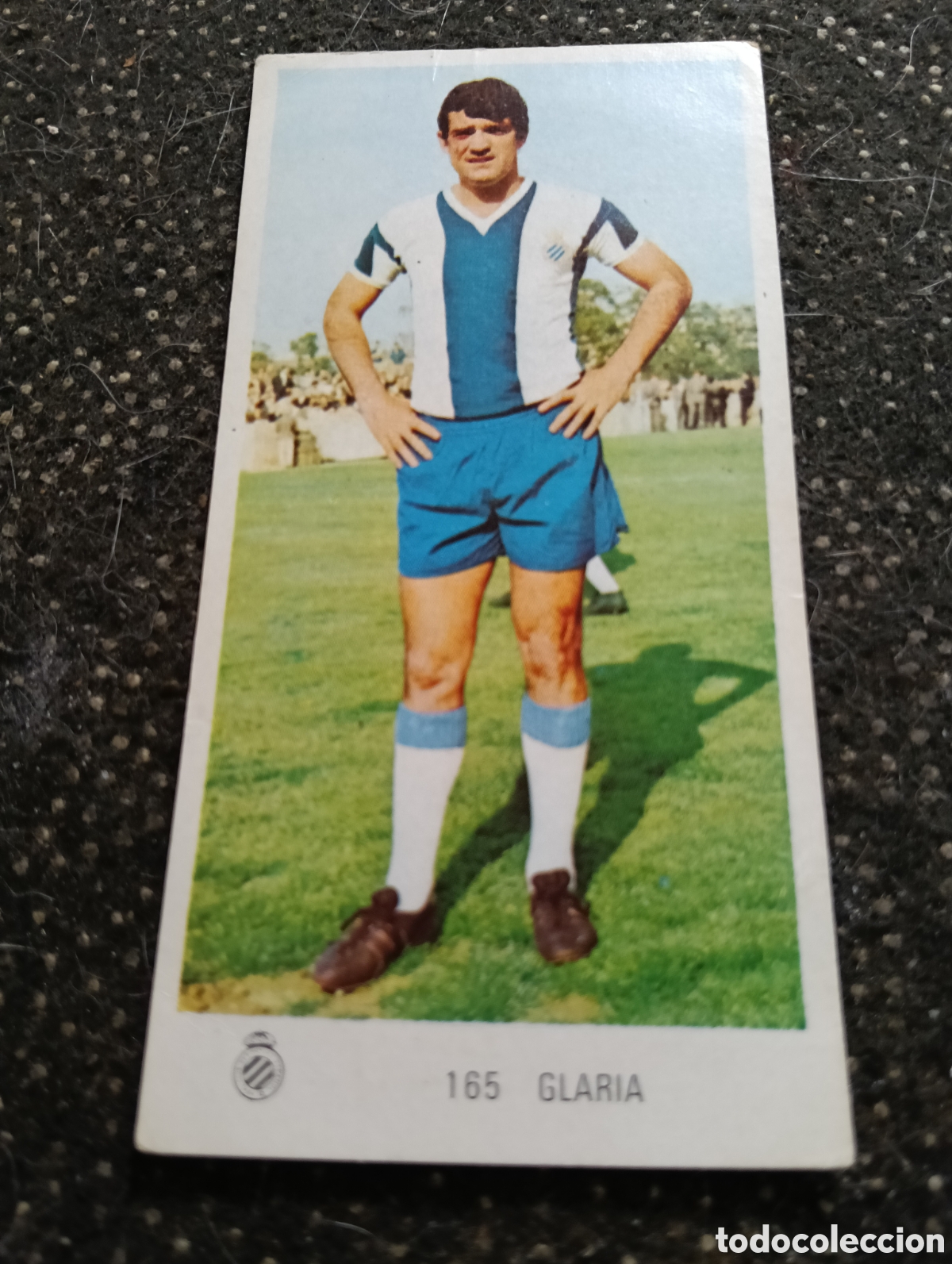 Cromos de f&uacute;tbol: N&deg; 165 Glaria Espa&ntilde;ol Ruiz Romero 1971-1972. 71-72. Nunca pegado