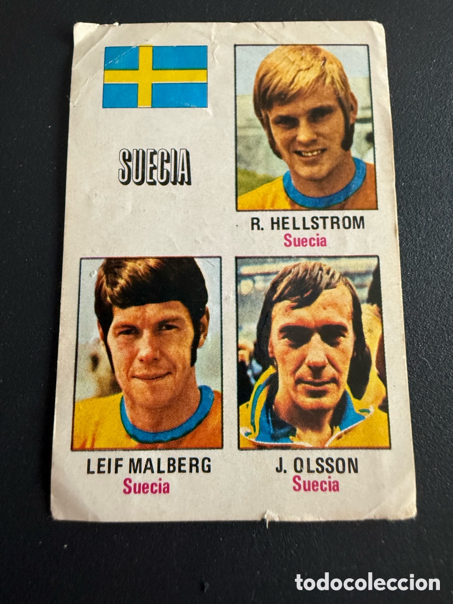 Cromos de f&uacute;tbol: FHER. MUNICH 74. n 71. SUECIA Nunca Pegado