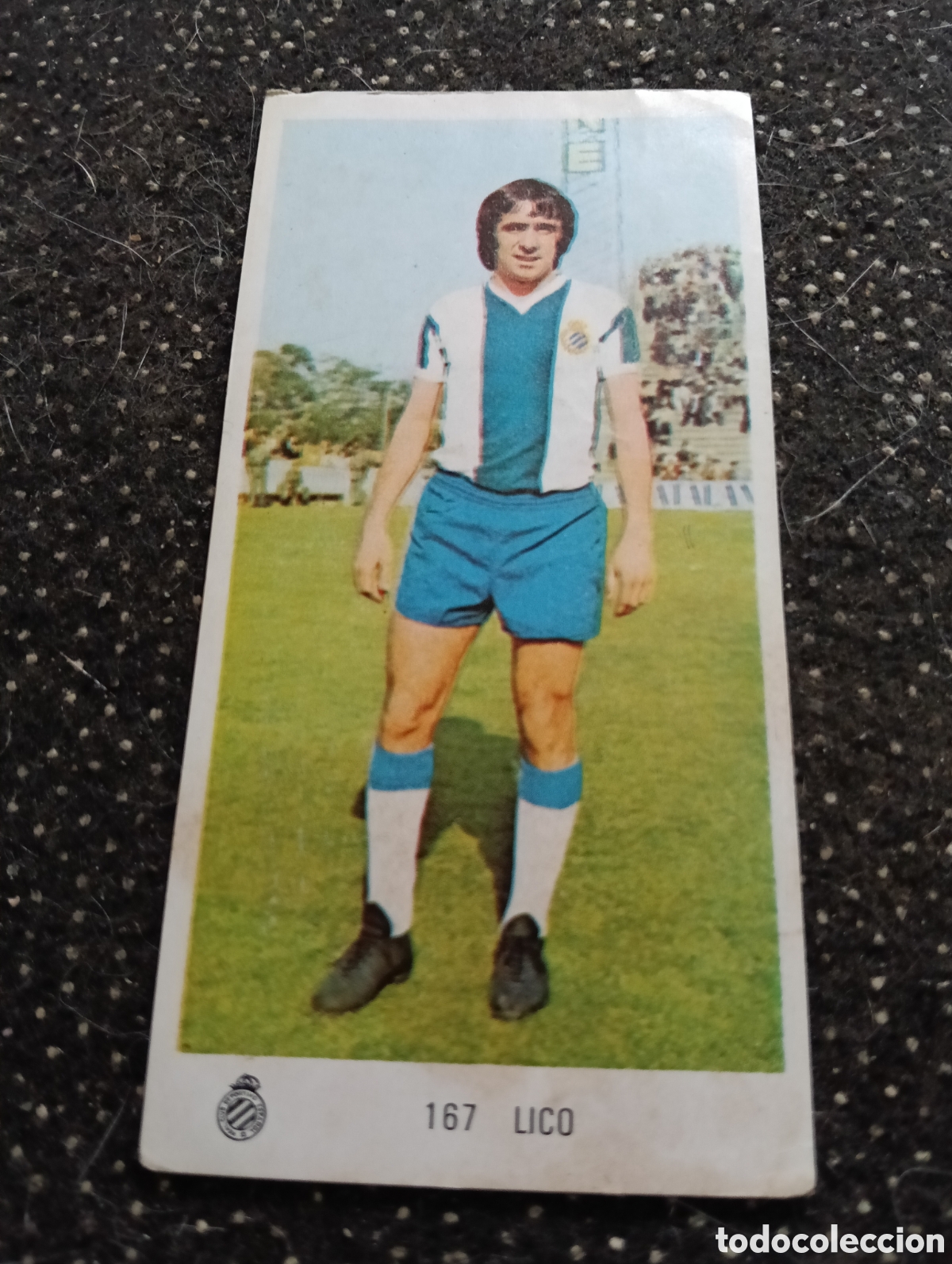 Cromos de f&uacute;tbol: N&deg; 167 Lico Espa&ntilde;ol Ruiz Romero 1971-1972. 71-72. Nunca pegado