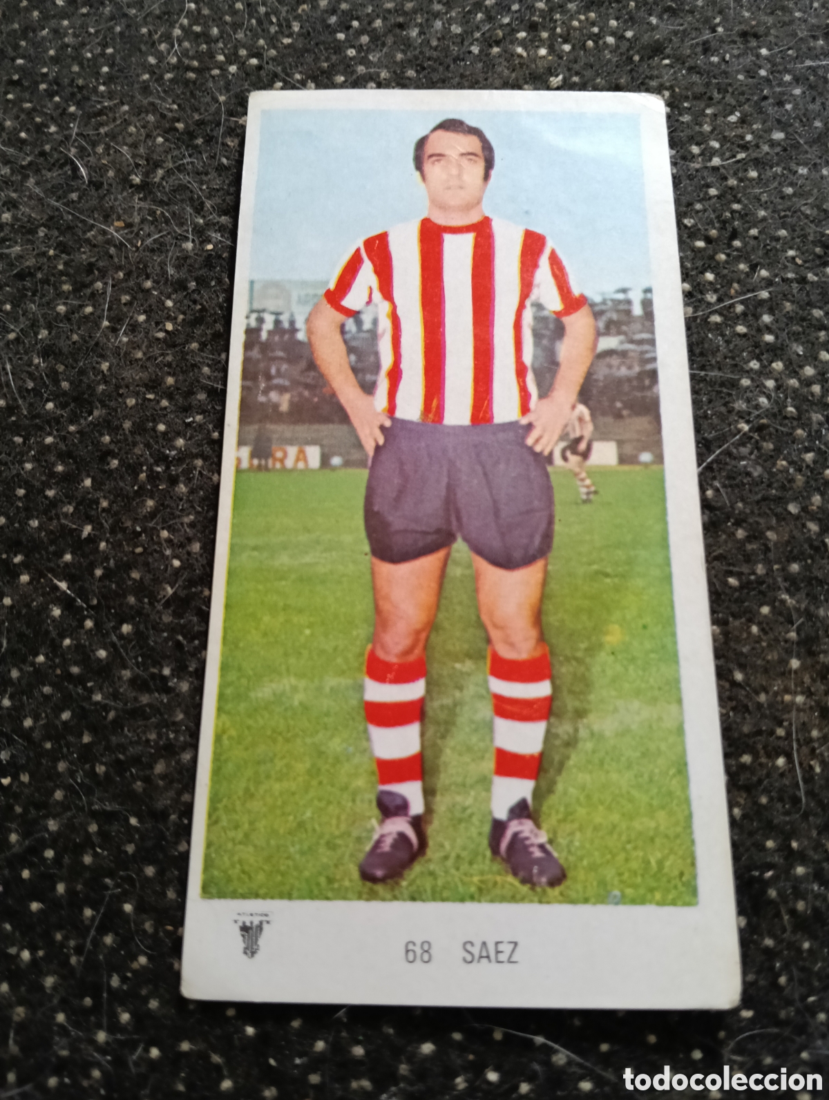 Cromos de f&uacute;tbol: N&deg; 68 S&aacute;ez Atl&eacute;tico Club de Bilbao Ruiz Romero 1971-1972. 71-72. Nunca pegado