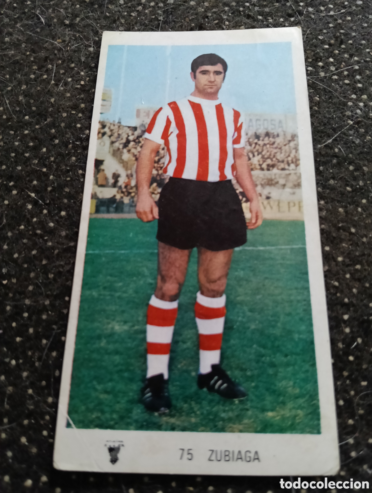 Cromos de Futebol: N&deg; 75 Zibiaga Atl&eacute;tico Club de Bilbao Ruiz Romero 1971-1972. 71-72. Nunca pegado