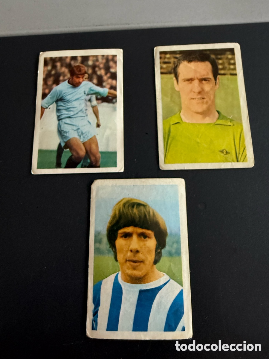 Football Stickers: 3x CROMOS LIGA INGLESA 1971