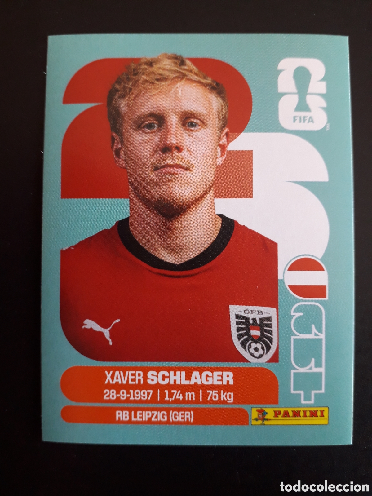 Cromos de f&uacute;tbol: SCHLAGER AUSTRIA AUT 10 MUNDIAL F&Uacute;TBOL 2026 FIFA WORLD CUP PANINI SIN PEGAR PEDIDO M&Iacute;NIMO 3&euro;