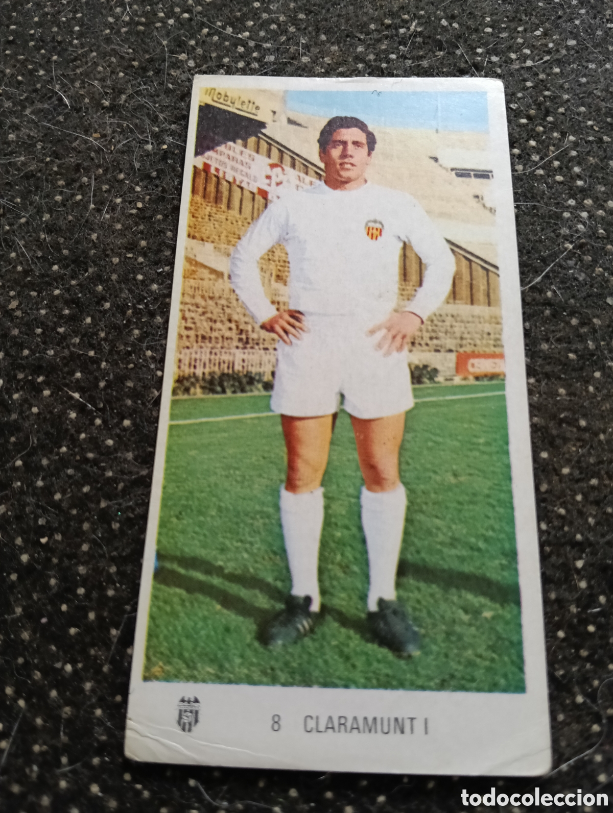 Cromos de f&uacute;tbol: N&deg; 8 Claramunt I Valencia Ruiz Romero 1971-1972. 71-72. Nunca pegado