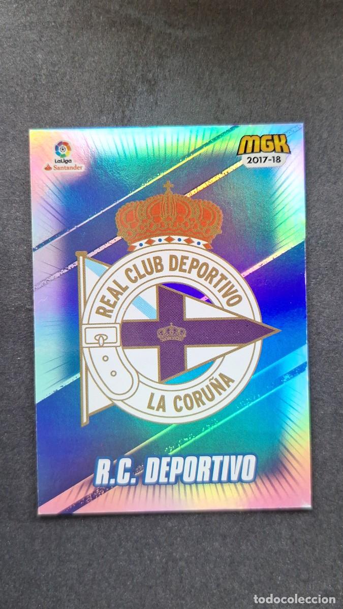 Cromos de f&uacute;tbol: L1 ESCUDO DEPORTIVO DE LA CORU&Ntilde;A 163 PANINI MEGACRACKS 2017 2018 17 18