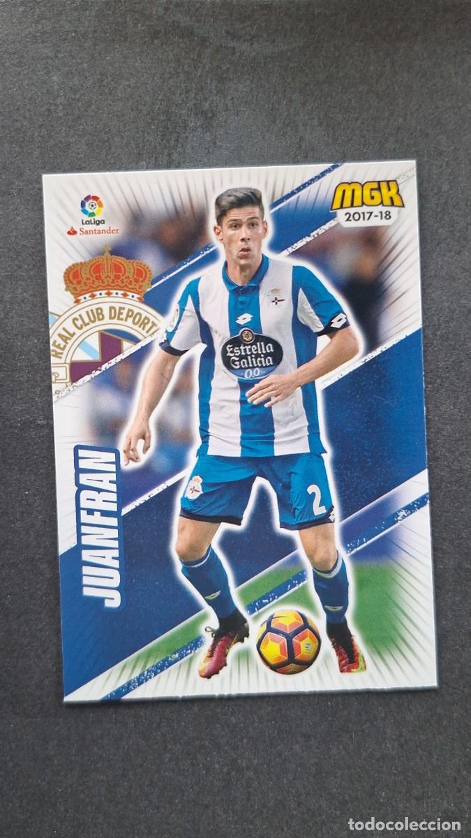 Cromos de f&uacute;tbol: L1 JUANFRAN DEPORTIVO DE LA CORU&Ntilde;A 166 PANINI MEGACRACKS 2017 2018 17 18