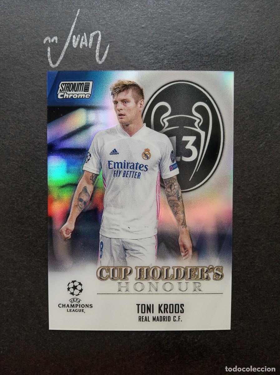 Cromos de f&uacute;tbol: CUP HOLDER'S HONOUR TONI KROOS REAL MADRID ⚽ TOPPS &reg; CHROME STADIUM CLUB 2020 2021 20 21 NUEVO