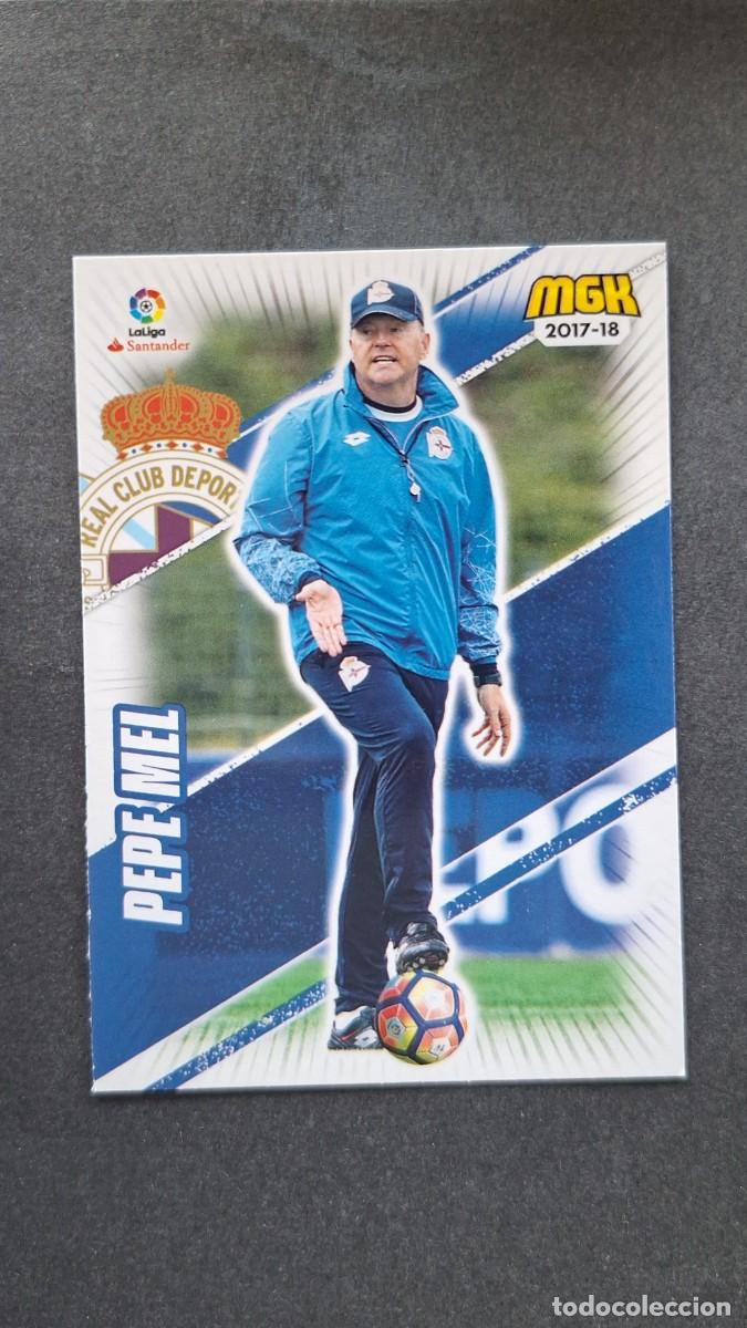 Cromos de f&uacute;tbol: L1 PEPE MEL ENTRENADOR DEPORTIVO DE LA CORU&Ntilde;A 185 PANINI MEGACRACKS 2017 2018 17 18