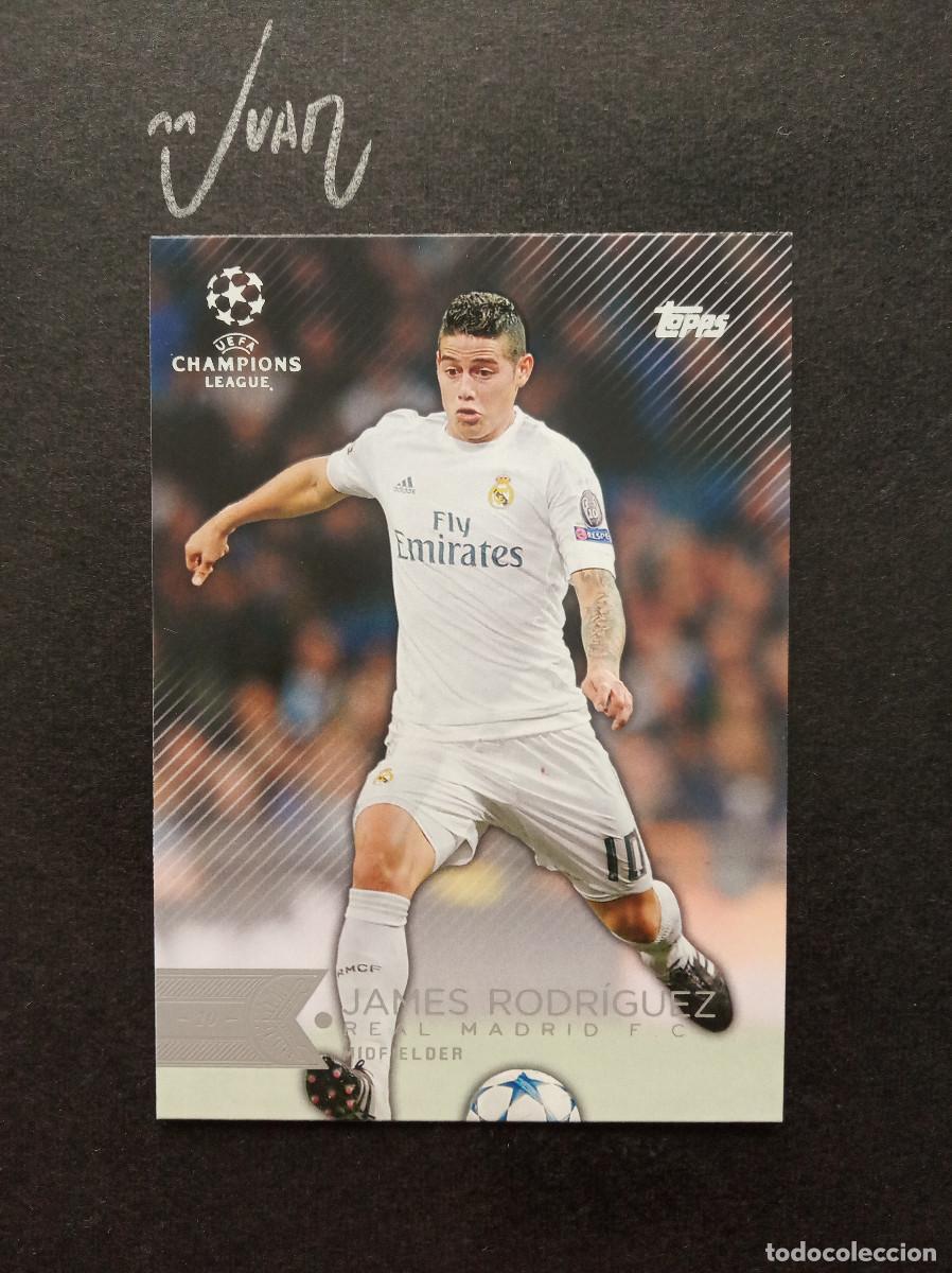 Cromos de f&uacute;tbol: N&ordm; 13 JAMES RODRIGUEZ REAL MADRID COLOMBIA ⚽ TOPPS &reg; SHOWCASE UEFA CHAMPIONS LEAGUE 2015 2016 15 16