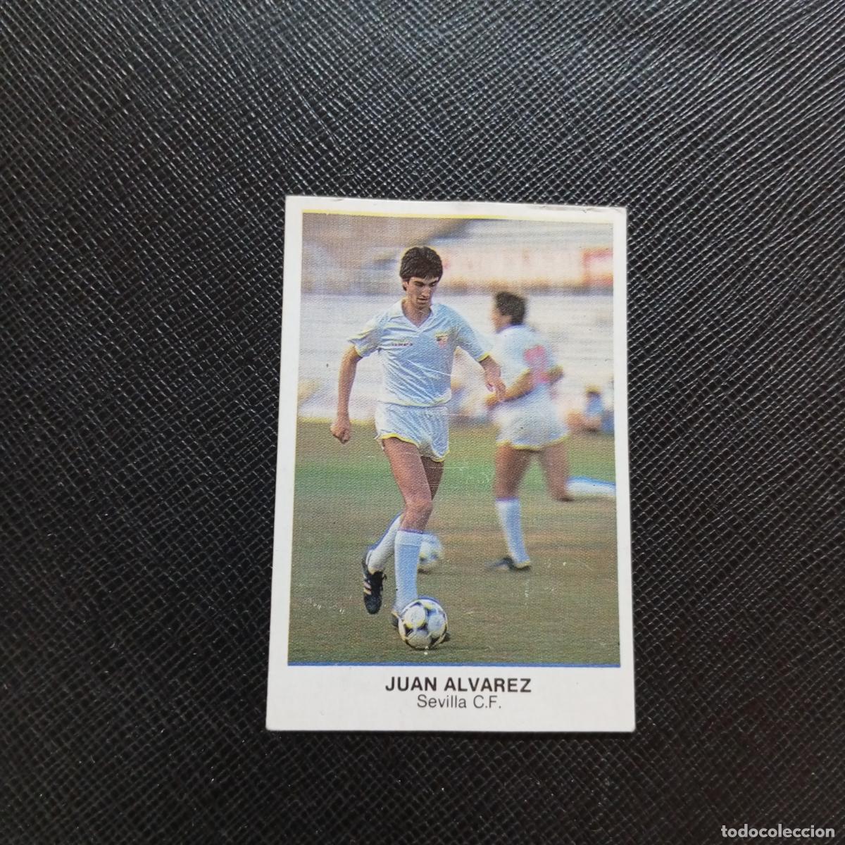 Cromos de f&uacute;tbol: JUAN ALVAREZ SEVILLA CANO 1983 1984 CROMO FUTBOL 83 84 LIGA - DESPEGADO - A27 PG33