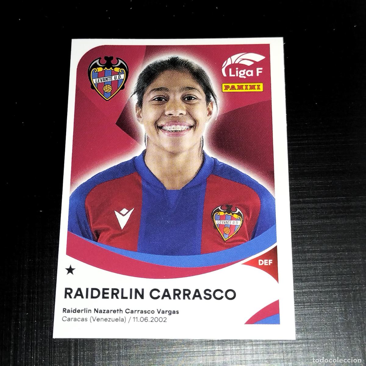Cromos de f&uacute;tbol: 211 RAIDERLIN CARRASCO LEVANTE UD CROMOS LIGA F FEMENINA PANINI 2024 2025 24 25
