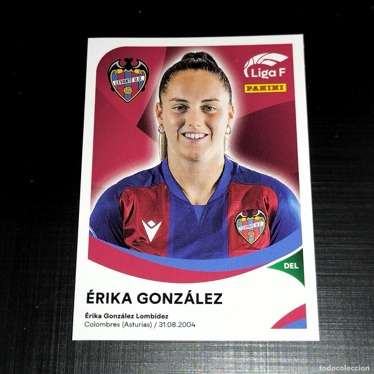 Cromos de f&uacute;tbol: 219 ERIKA GONZALEZ LEVANTE UD CROMOS LIGA F FEMENINA PANINI 2024 2025 24 25