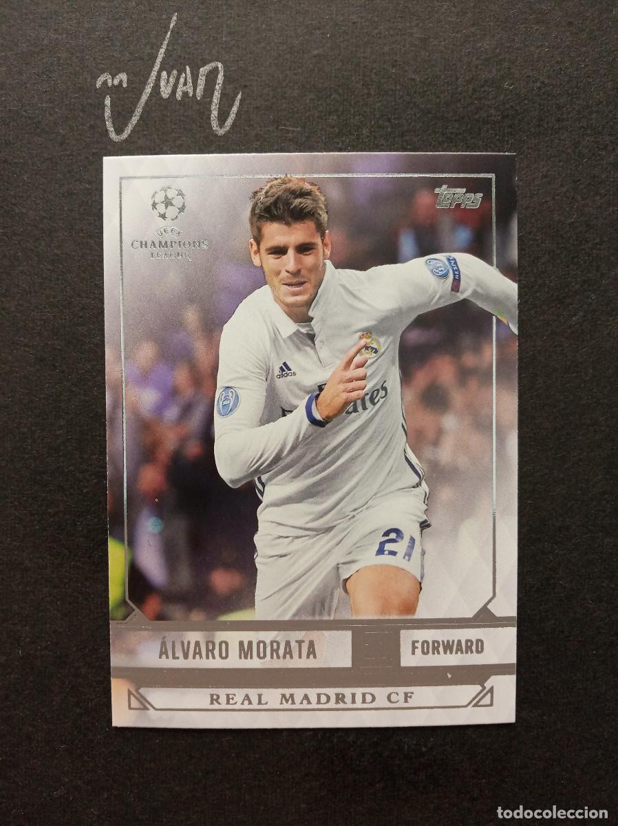 Cromos de f&uacute;tbol: N&ordm; 158 MORATA REAL MADRID ESPA&Ntilde;A ⚽ TOPPS &reg; SHOWCASE UCL UEFA CHAMPIONS LEAGUE 2016 2017 16 17 NUEVO