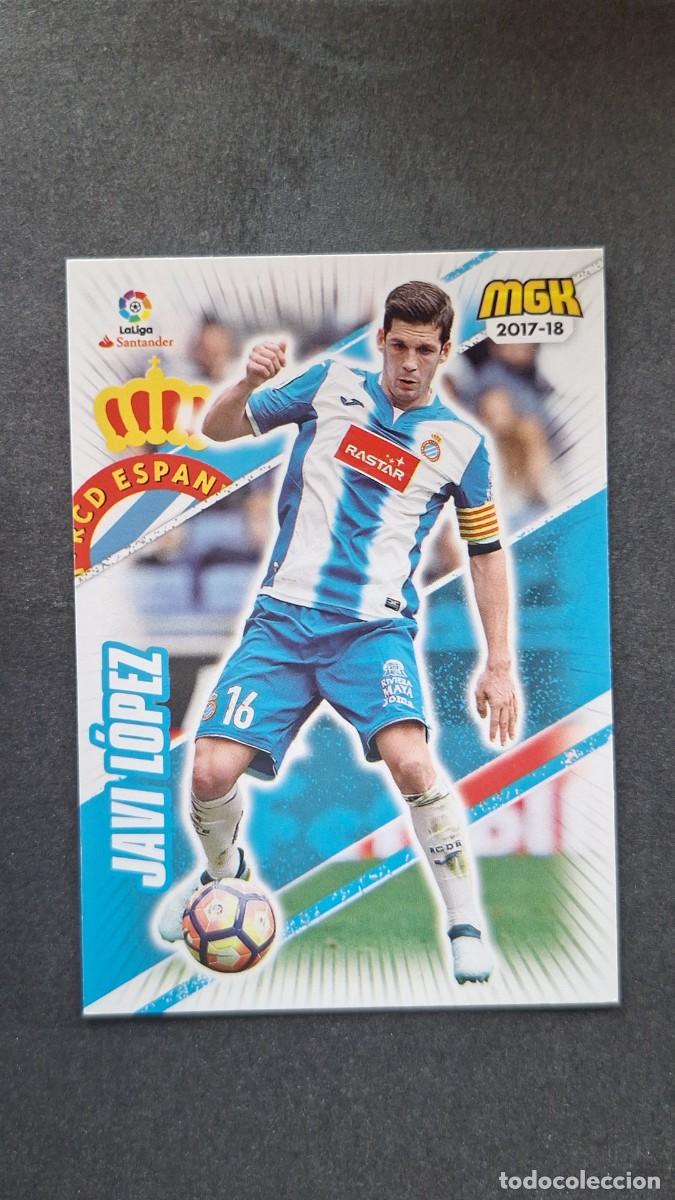 Cromos de f&uacute;tbol: L1 JAVI LOPEZ R. C. D. ESPA&Ntilde;OL 220 PANINI MEGACRACKS 2017 2018 17 18