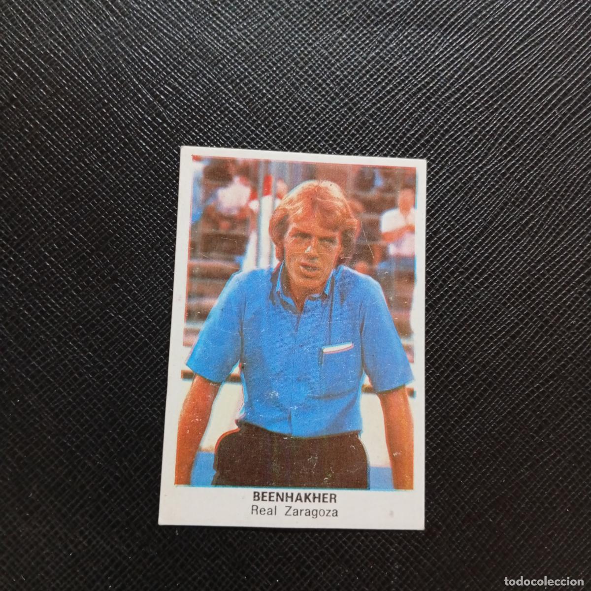 Figurine di Calcio: BEENHAKHER ZARAGOZA CANO 1983 1984 CROMO FUTBOL 83 84 LIGA - DESPEGADO - A27 PG37