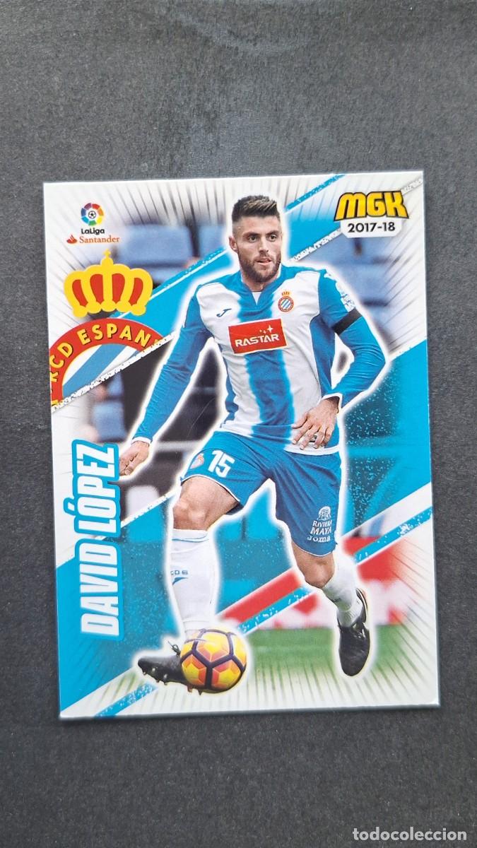 Cartes &agrave; collectionner de Football: L1 DAVID LOPEZ R. C. D. ESPA&Ntilde;OL 224 PANINI MEGACRACKS 2017 2018 17 18