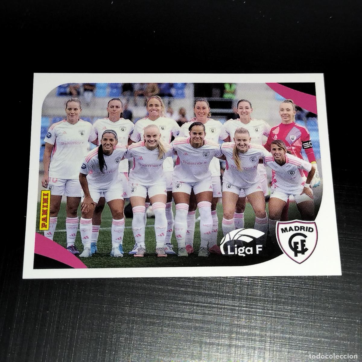 Cartes &agrave; collectionner de Football: 223 ALINEACION EQUIPO CFF MADRID CROMOS LIGA F FEMENINA PANINI 2024 2025 24 25
