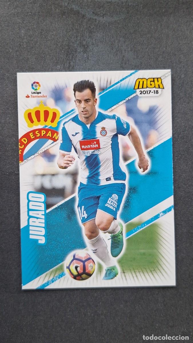 Cromos de f&uacute;tbol: L1 JURADO R. C. D. ESPA&Ntilde;OL 229 PANINI MEGACRACKS 2017 2018 17 18