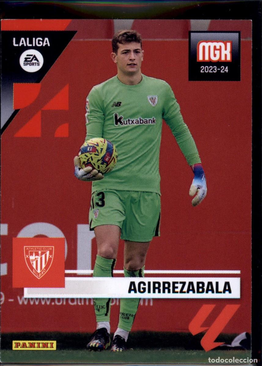 Cromos de f&uacute;tbol: Agirrezabala N&ordm; 57 Athletic Club LaLiga Santander Megacracks 2023 2024 Panini 23 24