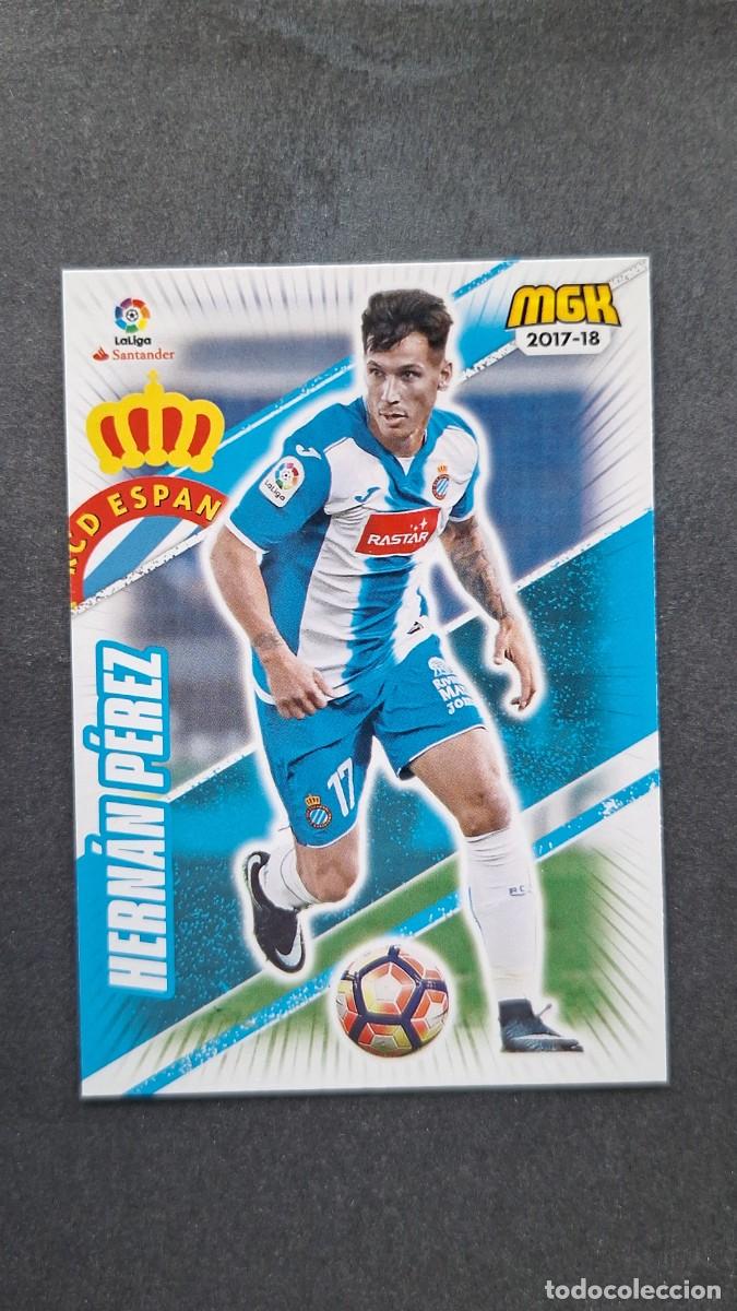 Cromos de f&uacute;tbol: L1 HERNAN PEREZ R. C. D. ESPA&Ntilde;OL 230 PANINI MEGACRACKS 2017 2018 17 18