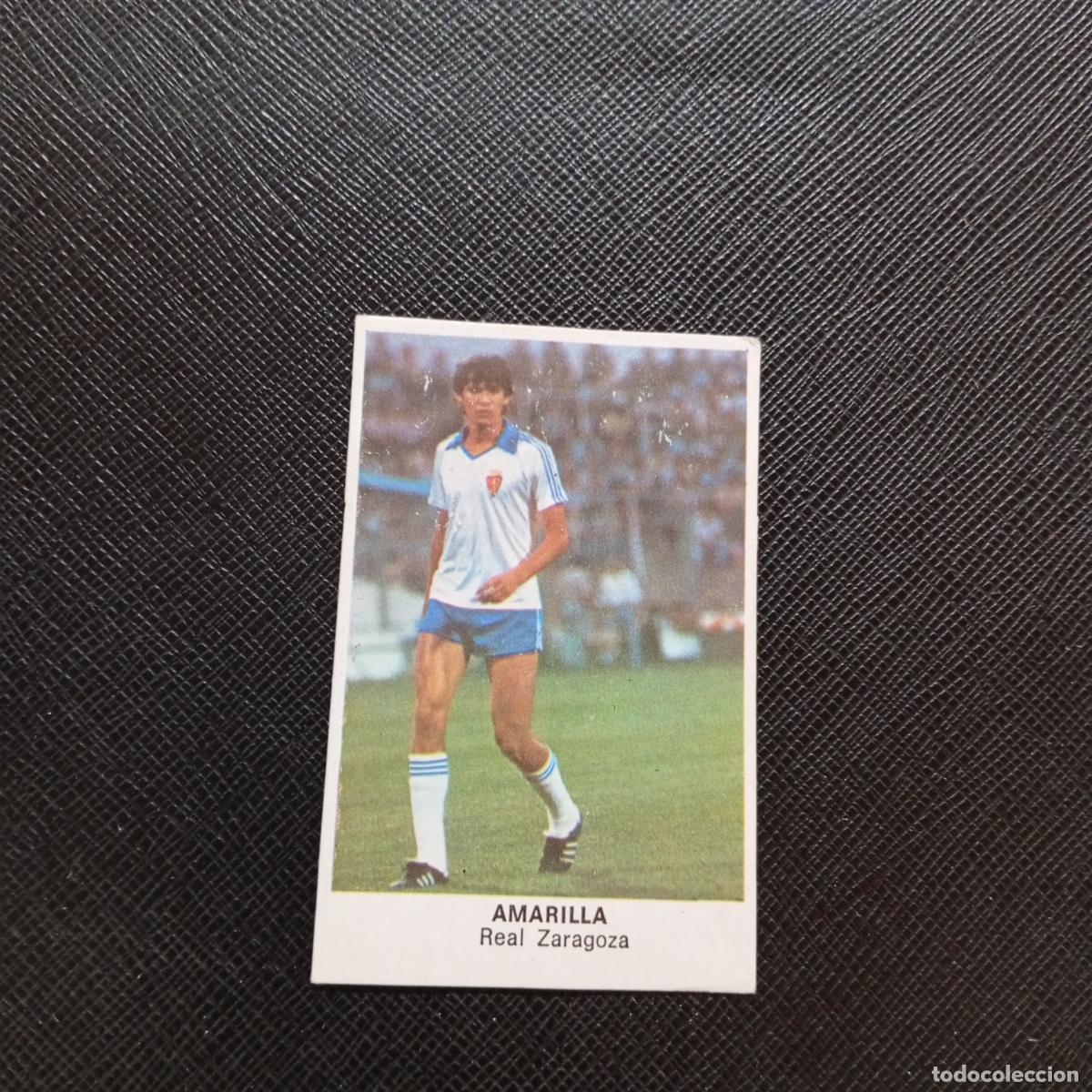 Cromos de f&uacute;tbol: AMARILLA ZARAGOZA CANO 1983 1984 CROMO FUTBOL 83 84 LIGA - DESPEGADO - A27 PG39