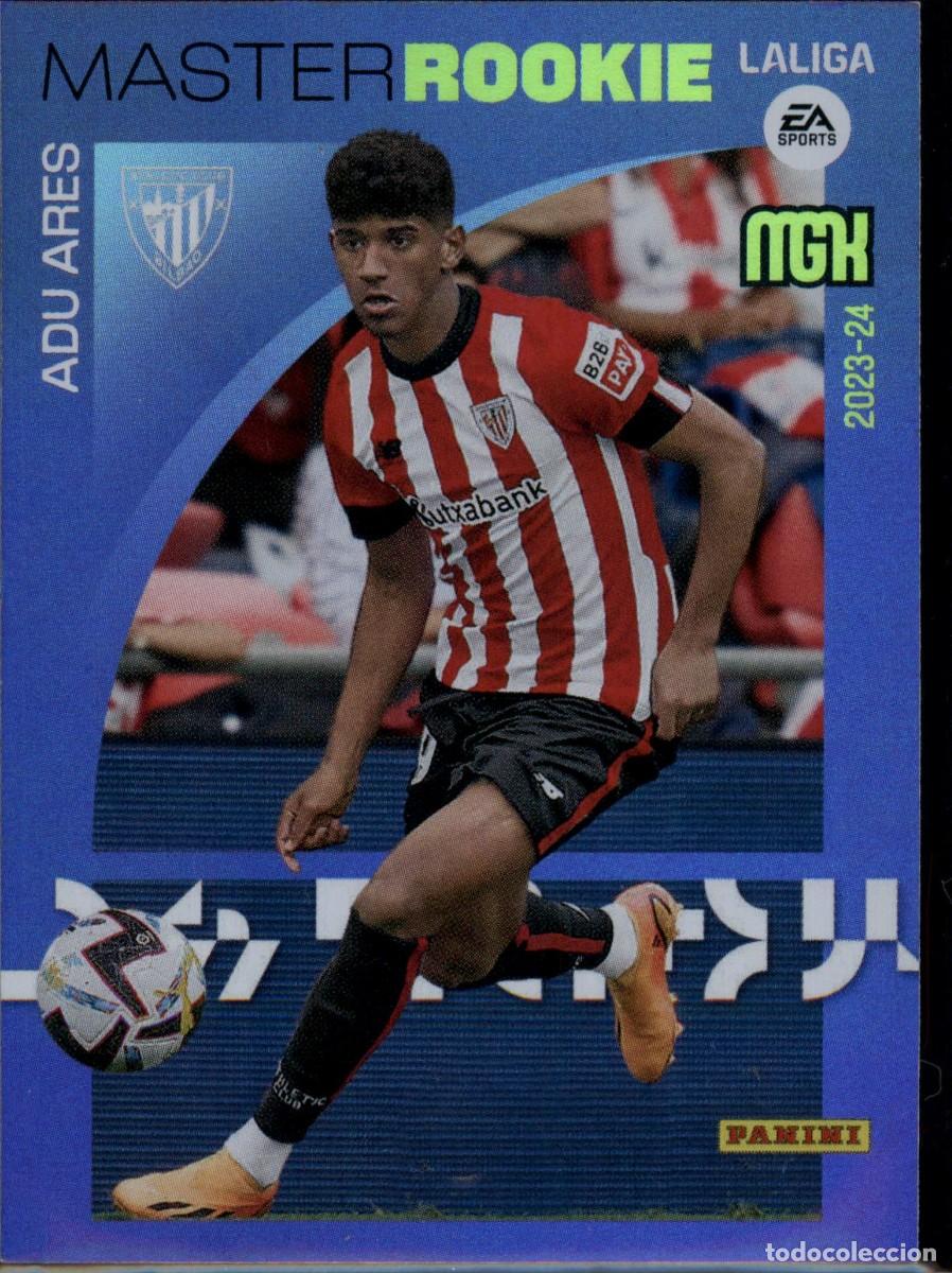 Cromos de f&uacute;tbol: Adu Ares Master Rookie N&ordm; 406 Athletic Club LaLiga Santander Megacracks 2023 2024 Panini 23 24