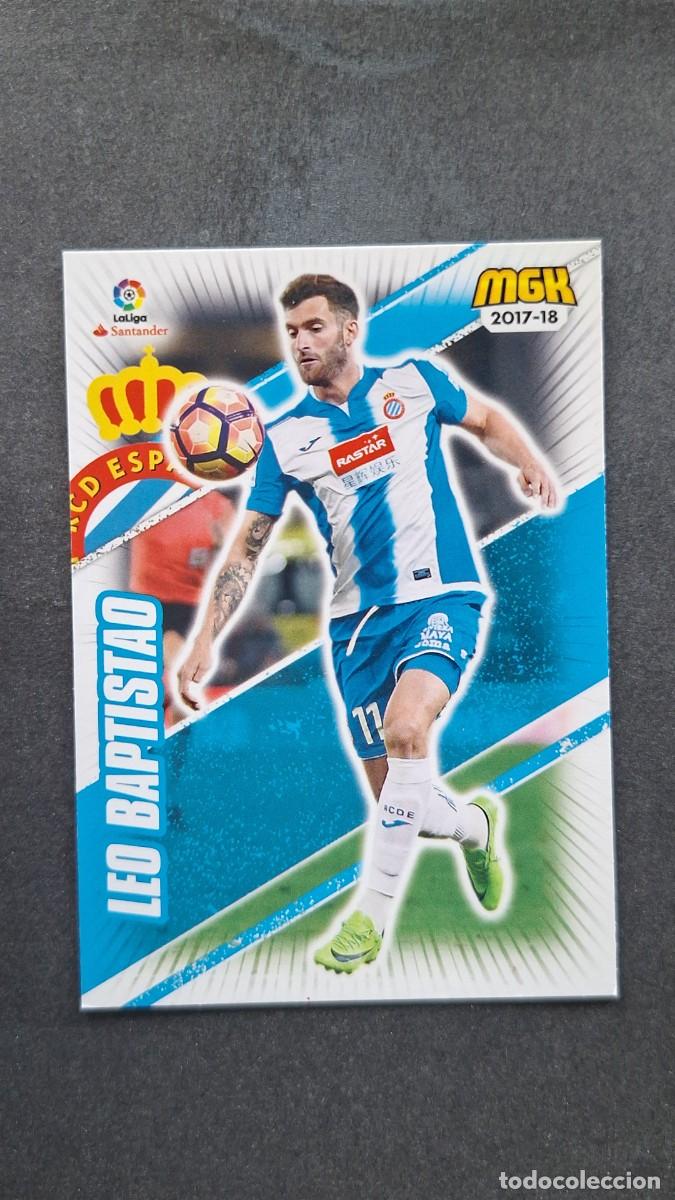 Cromos de f&uacute;tbol: L1 LEO BAPTISTAO R. C. D. ESPA&Ntilde;OL 231 PANINI MEGACRACKS 2017 2018 17 18