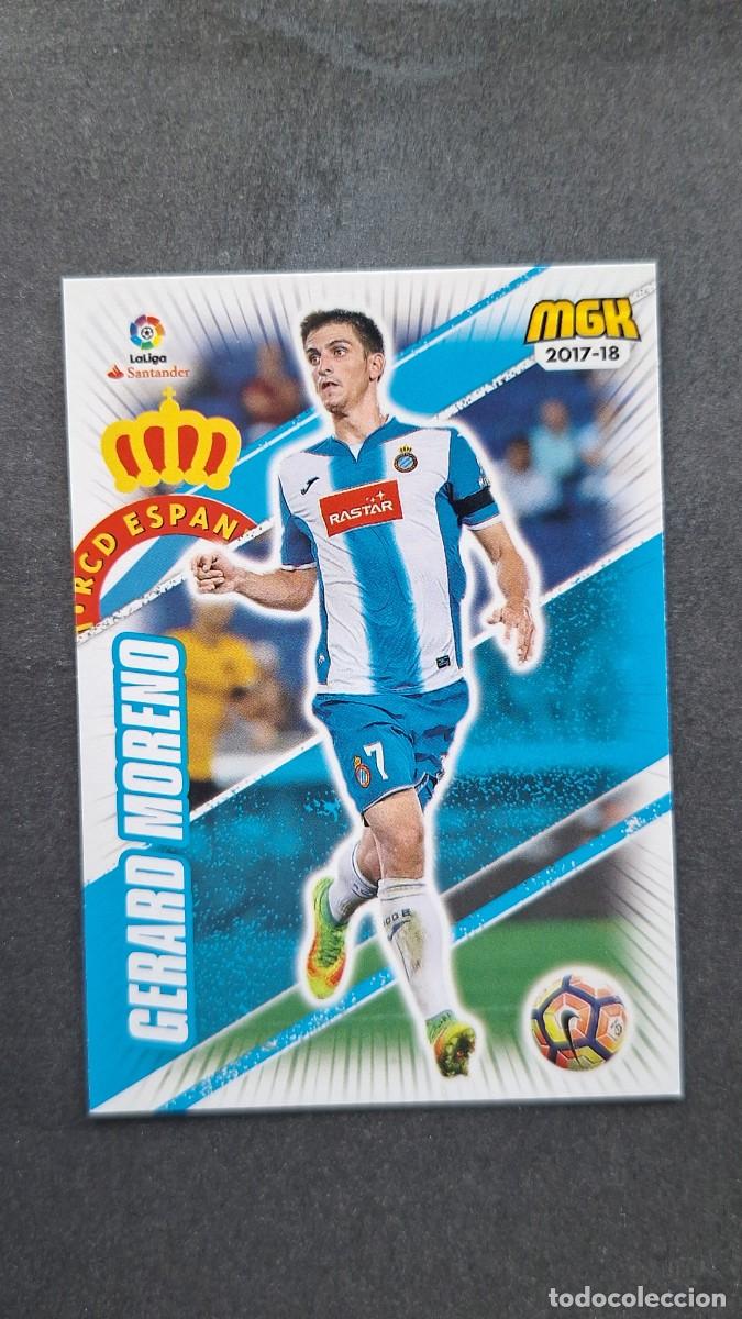 Cromos de f&uacute;tbol: L1 GERARD MORENO R. C. D. ESPA&Ntilde;OL 232 PANINI MEGACRACKS 2017 2018 17 18