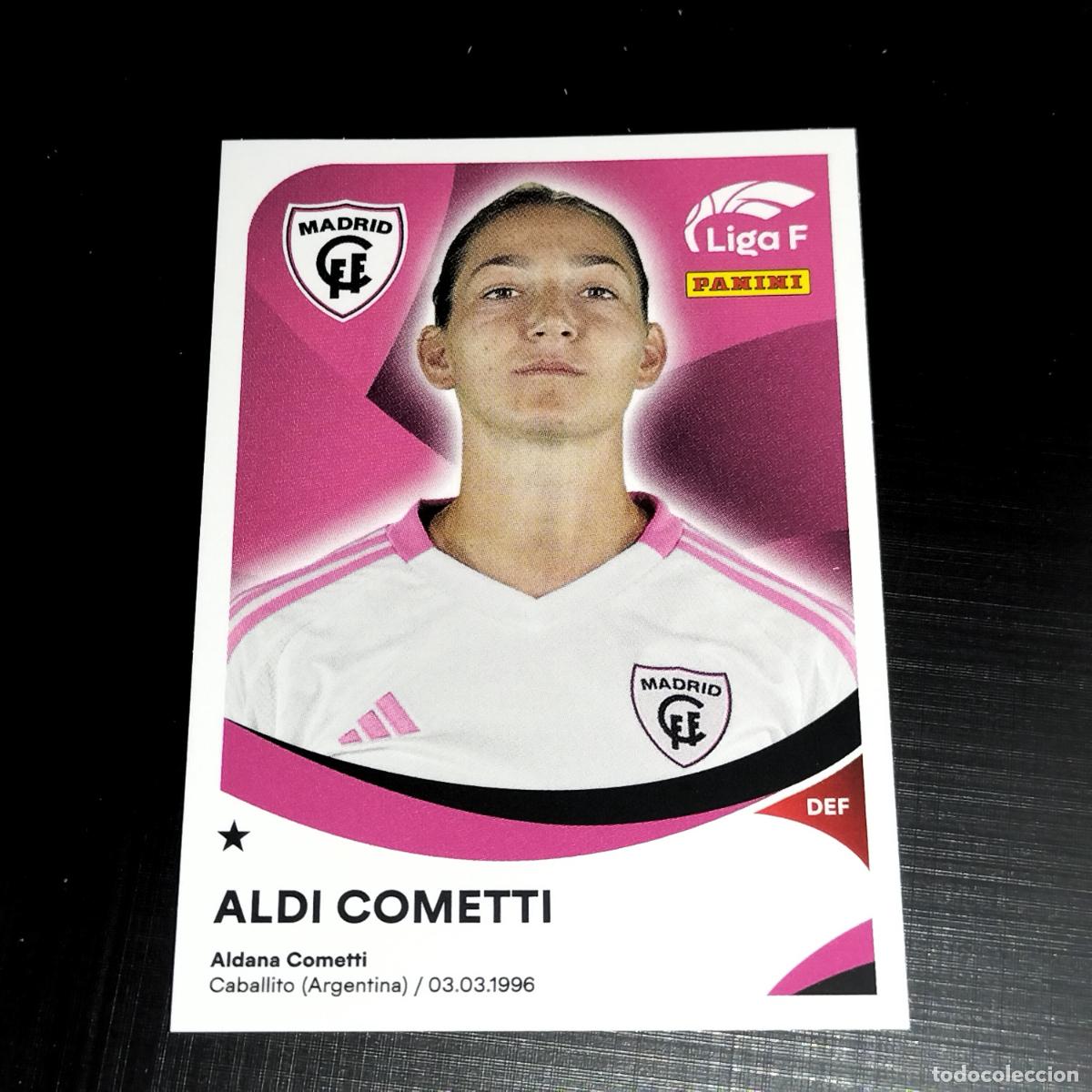 Cromos de f&uacute;tbol: 228 ALDI COMETTI CFF MADRID CROMOS LIGA F FEMENINA PANINI 2024 2025 24 25