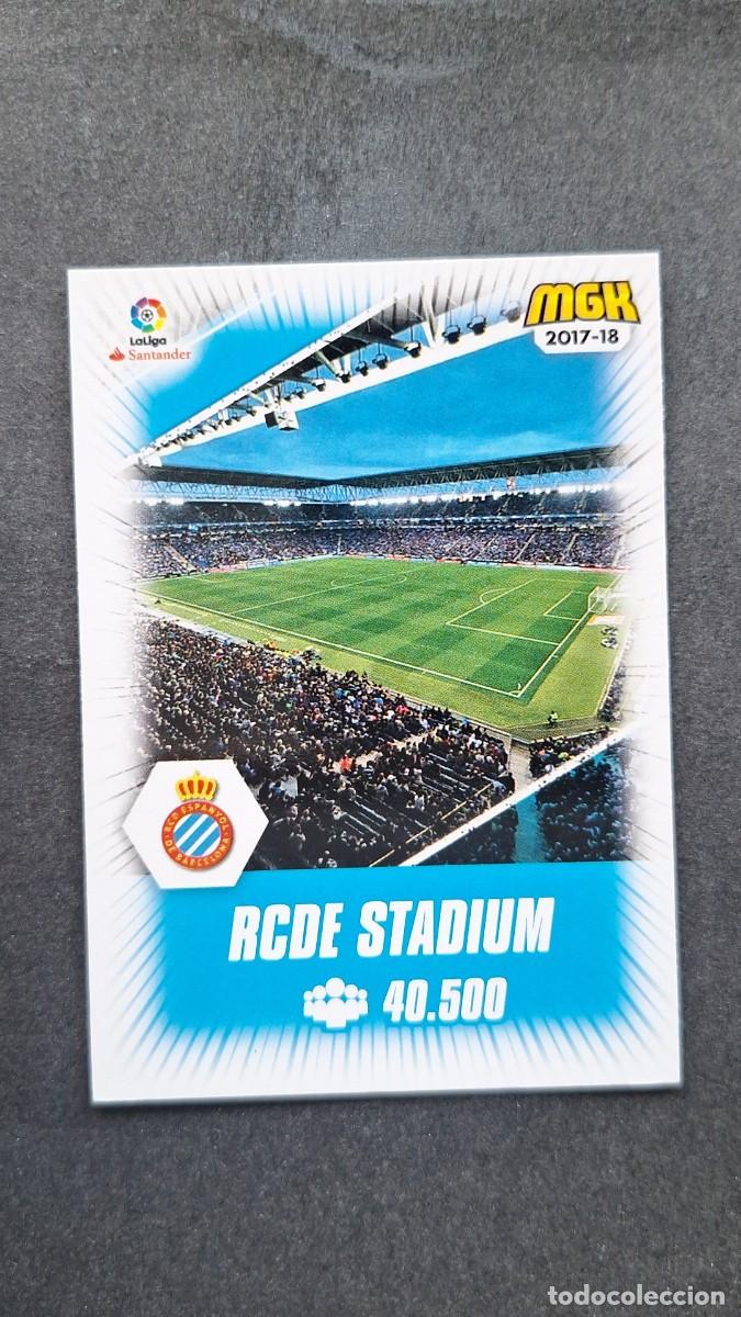 Cromos de f&uacute;tbol: L1 ESTADIO RCDE STADIUM R. C. D. ESPA&Ntilde;OL 238 PANINI MEGACRACKS 2017 2018 17 18