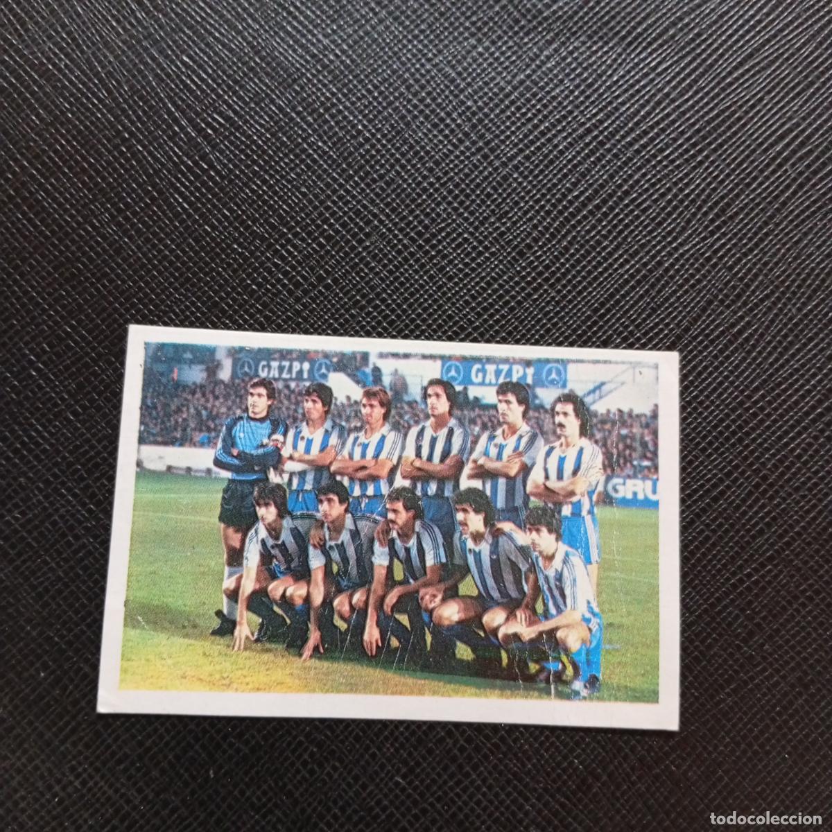 Cromos de f&uacute;tbol: ALINEACION REAL SOCIEDAD CANO 1983 1984 CROMO FUTBOL 83 84 LIGA - DESPEGADO - A27 PG39
