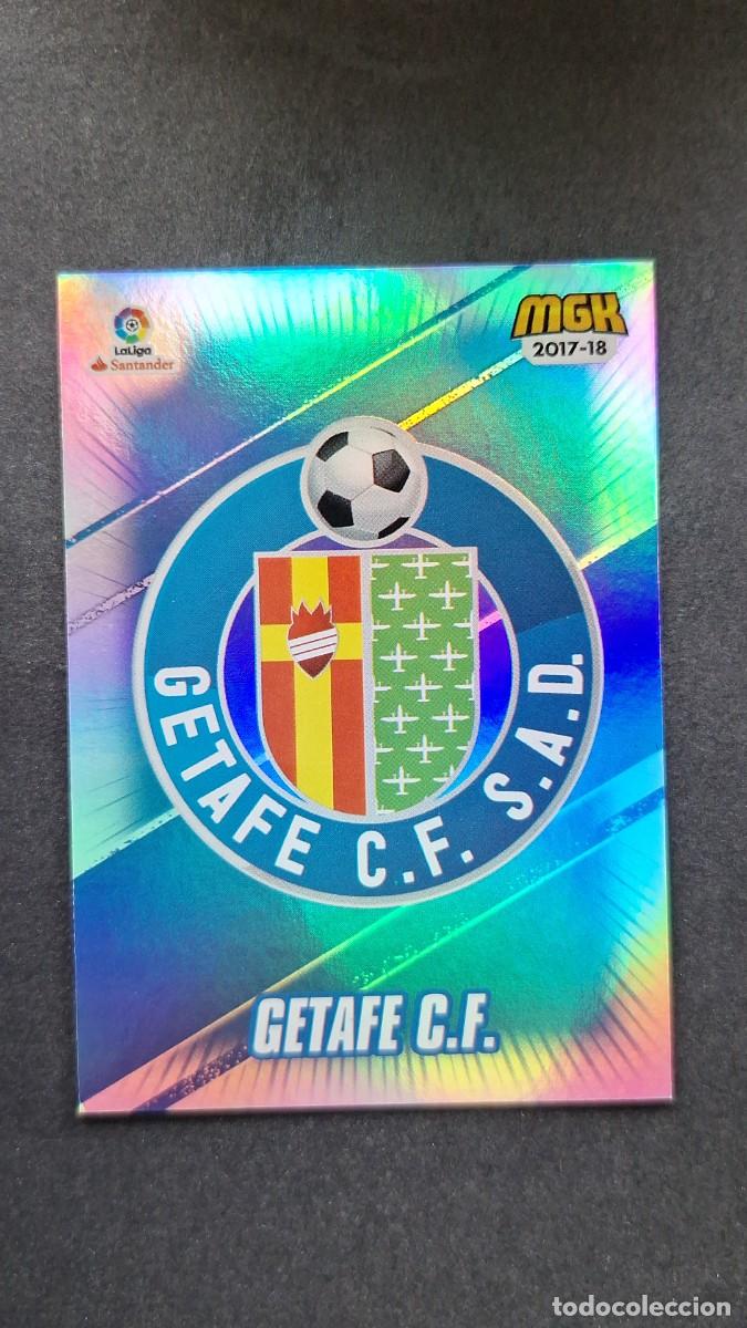 Cromos de f&uacute;tbol: L1 ESCUDO GETAFE C. F. 244 PANINI MEGACRACKS 2017 2018 17 18