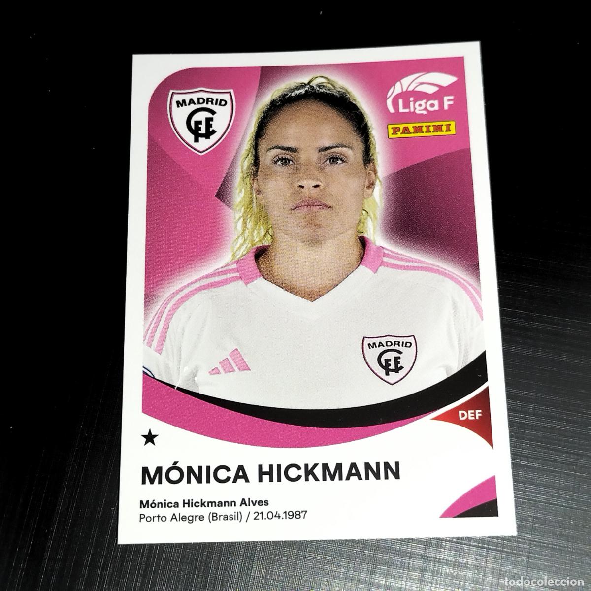 Cromos de f&uacute;tbol: 230 MONICA HICKMANN CFF MADRID CROMOS LIGA F FEMENINA PANINI 2024 2025 24 25
