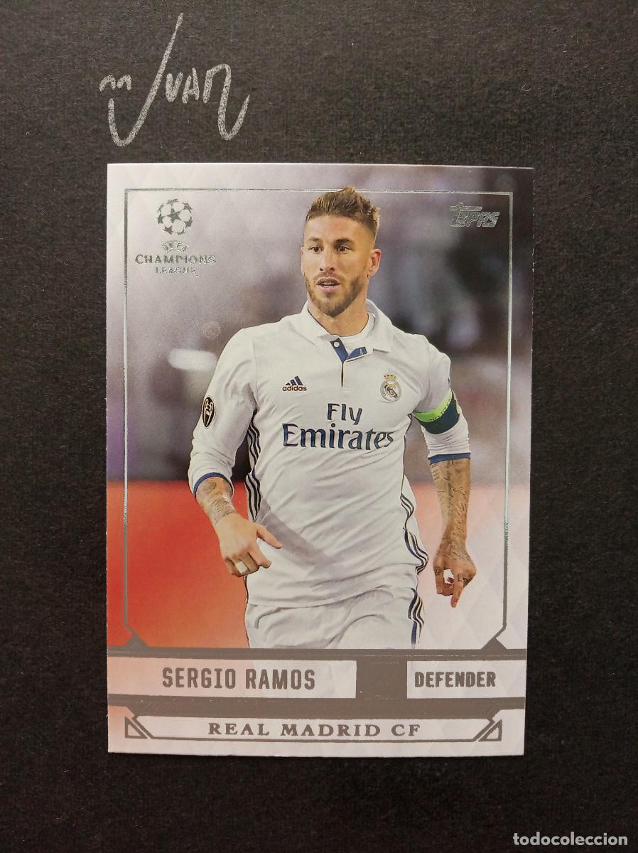 Cromos de f&uacute;tbol: N&ordm; 162 SERGIO RAMOS REAL MADRID ESPA&Ntilde;A ⚽ TOPPS &reg; SHOWCASE UCL UEFA CHAMPIONS LEAGUE 2016 2017 16 17