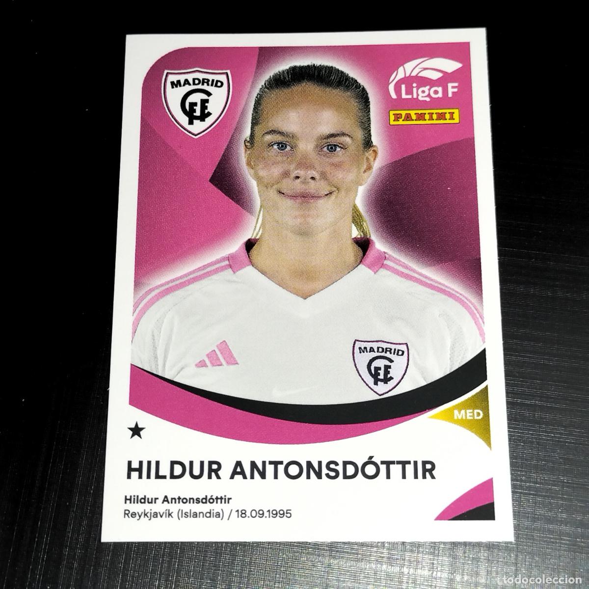 Cromos de f&uacute;tbol: 233 HILDUR ANTONSDOTTIR CFF MADRID CROMOS LIGA F FEMENINA PANINI 2024 2025 24 25