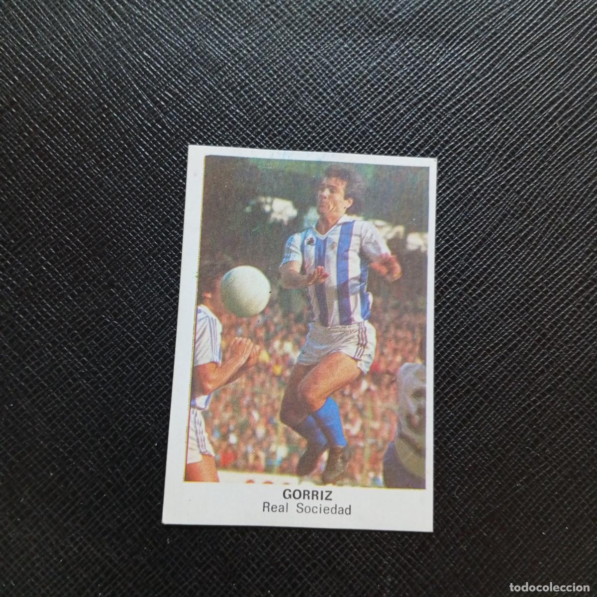 Cromos de f&uacute;tbol: GORRIZ REAL SOCIEDAD CANO 1983 1984 CROMO FUTBOL 83 84 LIGA - DESPEGADO - A27 PG44