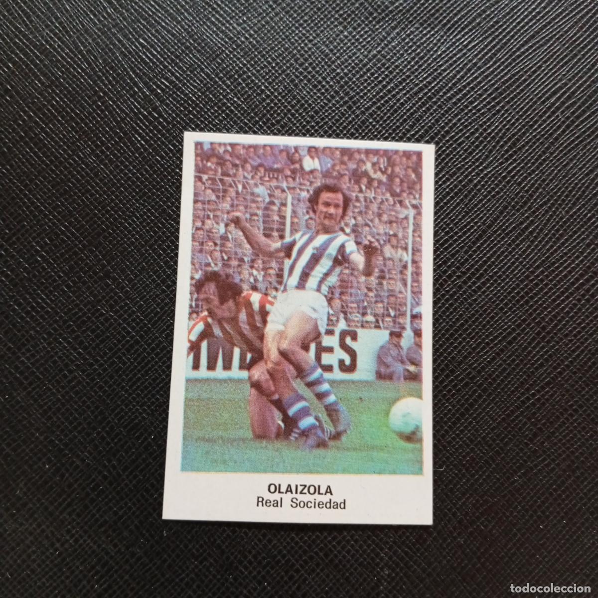 Football Stickers: OLAIZOLA REAL SOCIEDAD CANO 1983 1984 CROMO FUTBOL 83 84 LIGA - DESPEGADO - A27 PG44