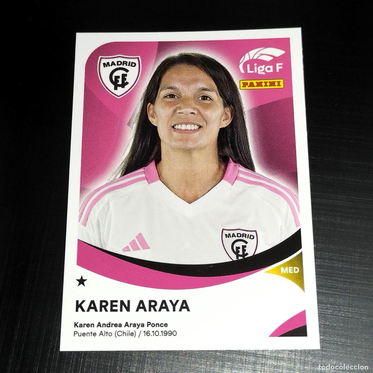 Football Stickers: 235 KAREN ARAYA CFF MADRID CROMOS LIGA F FEMENINA PANINI 2024 2025 24 25