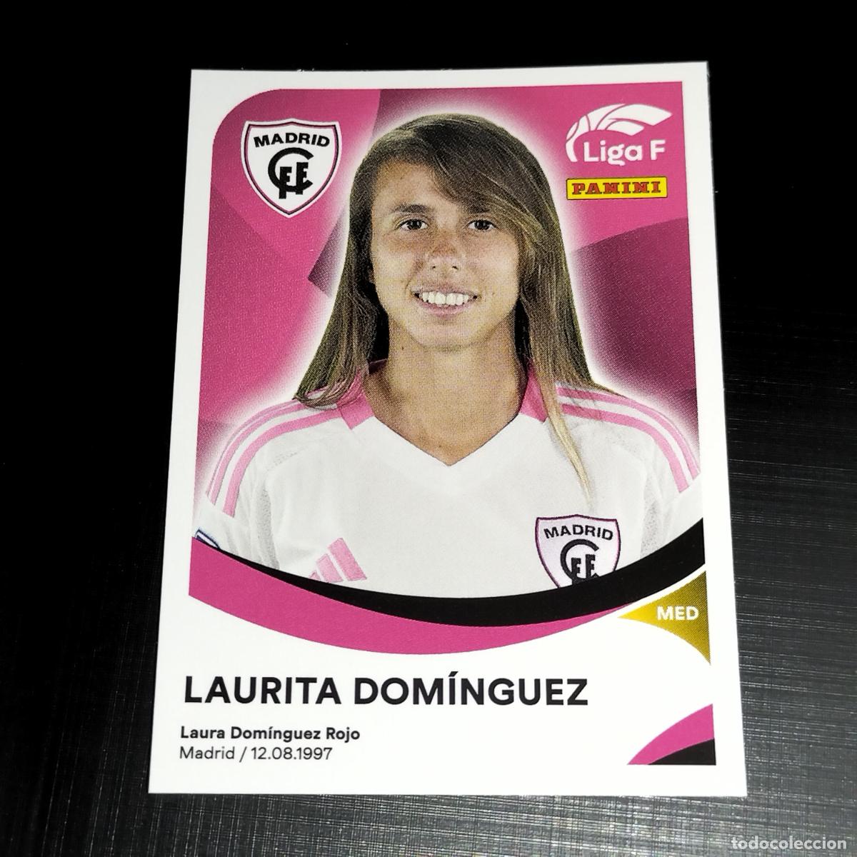 Fu&szlig;ball-Sticker: 236 LAURITA DOMINGUEZ CFF MADRID CROMOS LIGA F FEMENINA PANINI 2024 2025 24 25