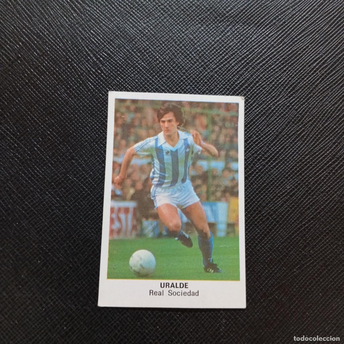 Football Stickers: URALDE REAL SOCIEDAD CANO 1983 1984 CROMO FUTBOL 83 84 LIGA - DESPEGADO - A27 PG46